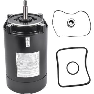 UST1072 115/230V Single Speed Swimming Pool Pump Motor Compatible with Hayward Super, Super II, Max Flow, Northstar & J'-acuzzi Magnum Pump, 56J Frame, 3/4 HP Round Flange Pool Motor