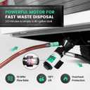 LATCH.IT V2.0 RV Macerator Pump 12VDC | 12-15GPM Macerator Pump for RV | 10-Feet Lift RV Waste Pump Macerator | Self-Priming & Portable | Portable RV Waste Pump w/Fittings, Hoses & Clamps!