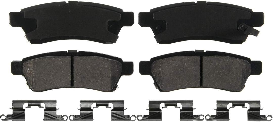 Wagner QS ZD1100 Disc Brake Pad Set, Chamfered Edges for Smooth, Quiet Stops, Fits 20052020 Nissan Frontier