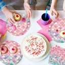 168Pcs Mermaid Birthday Decorations Mermaid Party Supplies Includes Plates, Napkins, Cups, Cutlery for Girls Baby Shower Ocean Birthday Party Decorations, Serves 24