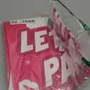 Hot Pink 4.5ft Tall Life Size Stand-in Cardboard Doll Photo Booth Props for Girls Birthday Party Decorations Pink Princess Doll Theme Decor Photoshoot Let's Go Party Supplies(53.9 * 39.3inches)