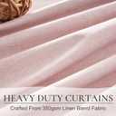 Baby Pink Blackout Curtains 70 Inches Extra Wide Pinch Pleated for Grils Bedroom 2 Panels Set,Cute Viral 70 Inch Curtain for Sliding Glass Doors Thermal Large Window Heavy Drapes (W70xL96x 2 Panels)