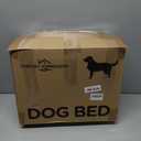 Comfort Expression Orthopedic Dog Bed for Extra Large Dogs 42x30 Inch, Waterproof Supportive Egg Crate Foam XL Pet Bed with Removable Bolsters, Dog Couch with Washable Cover & Non-Slip Bottom, Beige