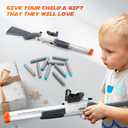 Shushuzz Toy Gun Double Barrel Shotgun Toy for Boys Age 8-12 - Realistic Foam Blaster with Scope & Soft Bullets, Outdoor Hunting Shooting Game Gift for Kids