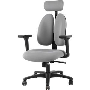 Ergonomic Home Office Chair with Lumbar Support, high Back pc Chair, Comfortable Small Office Chair for Work, Study and Gaming (Plus Gray)