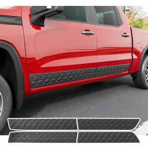 Door Molding Trim Compatible with 2019-2025 Chevy Silverado GMC Sierra 1500 Crew Cab Rocker Panel Molding Trim Protector Replacement for 2019-2025 Chevy Silverado Accessories