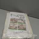 StorageWorks Shoe Organizer for Closet, Fits up to 16 Pairs, Shoe Cubby Storage Containers with Adjustable Dividers and Clear Cover, Beige (Medium)