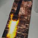 Hallway Runner Rug 2x6 Washable, Non Slip Fiery Lava Chasm Rope Ladder Rock Fantasy Soft Kitchen Runner Rug for Laundry Room Farmhouse Entryway Living Room Bedroom