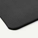 Amazon Basics 1-Inch Extra Thick Workout Exercise Yoga Mat with Carrying Strap, 74" x 24", Black