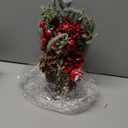 Shaxcoq Christmas Centerpieces for Tables  Tabletop Christmas Decorations with Pine, Cones & Berries  Indoor Holiday Decors for Home, Office, Kitchen or Fireplace Mantel