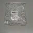 Banister Clips Christmas Light Clips for Banister Railing Fence Deck Christmas Stockings Garland Lights Decorations Clips Christmas Clips, Translucent White (50)