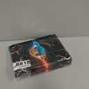 4-Pocket Trading Card Binder Bundle with 50 Sleeves Holds 400 Cards, Zipper Card Holder Album for Game and Sports Cards Collectors - Black