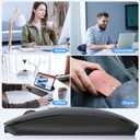 SUNGI Bluetooth Mouse for Laptop/MacBook/iPad/Android PC,Rechargable Quiet Slim Wireless Mice Compatible with Windows/Linux/Tablet,Black