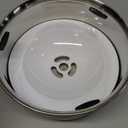 Gardner Pet Slow Water Bowl for Dogs, 2L/68oz Spill-Proof Pet Water Bowl with Floating Disk & Filter Screen, Stainless Steel No-Spill Water Dispenser for Medium Pets (Black)