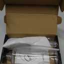 GAGALIFE Built in Sink Soap Dispenser or Lotion Dispenser for Kitchen Sink, Brushed Nickel ABS Pump Head, with 17 Ounce Large PET Soap Bottle