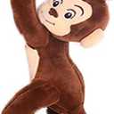 2 x 27.6" Monkey Plush Stuffed Animal,Hanging Stuffed Animal Monkey with Long Hands