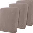 Flamingo P Stretch Seat Couch Cushion Cover Sofa Slipcovers Individually Sofa Cushion Covers for 3 Cushion Couch Sofa Seat Cushion Covers Flexibility with Elastic Bottom, Taupe