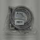 6FT Washer Stainless Steel Hoses with 90 Degree Elbows - Burst Proof 3/4" FHT Standard Thread Hot and Cold Water Connection Inlet Supply Lines by AMI PARTS