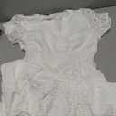 Women's 2024 Summer Short Sleeve Dress V Neck A Line Hollow Out Short Dress Cute Casual Beach Party Cocktail Dresses Medium