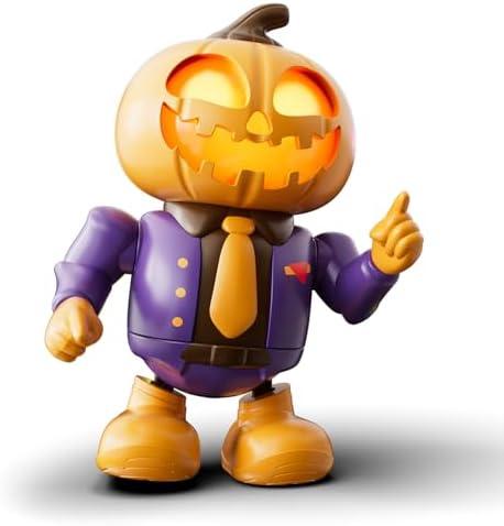 MOBI ONE Kids Toys Halloween Robot Pumpkin Toy, Prank Toys with Music & Dancing Toy Gifts for Boys & Girls Ages 3 to Up 
