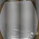 Bemis 7300SLEC Slow Close Toilet Seat, Easy Clean Hinges and Durable Plastic Seat, Made in USA, Elongated, White