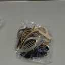 Flat Hair Clip 6 pcs Lay Down Claw Clips Hair Accessories for Women -Brown