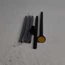 Black Shower Curtain Rod 31 to 80 Inch,1 Inch Diameter Adjustable Spring Tension Stainless Steel Telescoping Rod,Easy Install,No Rust