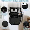 WH08X32697 WH08X37938 Washer Door Lid Lock Switch 120V 50/60Hz, Replace For WH01X24114 WH01X26114 WH01X27954 WH08X31577, Compatible with GE Hotpoint Top Load Door Lock GTW465ASN1WW, HTW240ASK1WS.