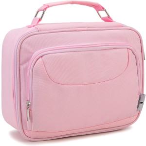 Large Pen Pencil Case,VONXURY High Capacity Art Colored Pencil Pouch Portable Stationery Organizer With 2 Detachable Layers 54 Slots Multiple Zipper Pockets for School Office College (Light Pink)