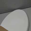 BEMIS 1900SS Commercial Heavy Duty Closed Front Toilet Seat with Cover, Industrial Seat with Chrome No Slam Hinges, Made in USA, Elongated, White