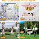 8.2FT Square Wedding Arch,Metal Arch Backdrop Stand Heavy Duty Adjustable,Extra 2 Clamp Change Over The Table Rod Stand,Black Balloon Arch Stand for Valentine Party Decor,Photoshoot Backdrop Stand Kit