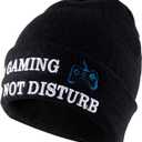 Gamer Gifts, Gaming Beanie Hat Socks, Best Christmas Stocking Stuffers Gifts for Teens Boys Teenagers Him Black
