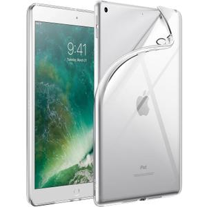 JETech Case for iPad 9.7-Inch (6th/5th Generation, 2018/2017), Soft TPU Transparent Slim Shockproof Tablet Cover (Clear)