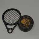 Twist It Up Comb Gel (Unity Black) - Alternative to Hair Sponges, Creates Curls and Twists for Black Men, Tennis Racket Design