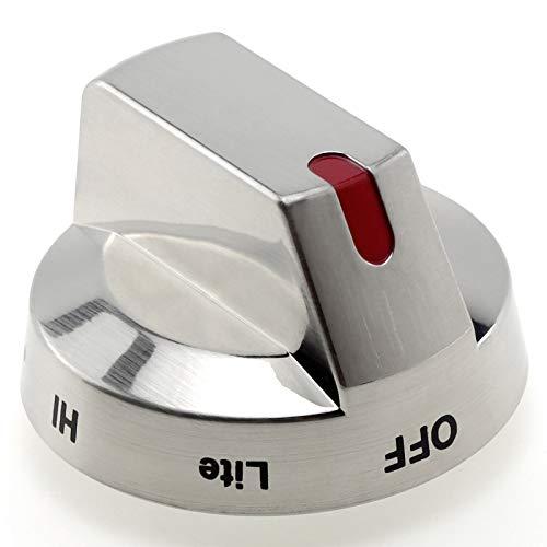 AMI PARTS DG64-00473A Range Burner Dial Knob Range Oven Knob Compatible with Samsung Gas Range NX58F5700WS NX58K7850SS NX58H5600SS NX58J7750SS NX58M6850SS NX58H5650WS