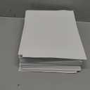 White Craft Paper - 100 Sheets of 8" x 11"; Ideal for Paints, Wall Art, Easel Paper, Gift Wrapping Paper and Kids Crafts - Made in USA