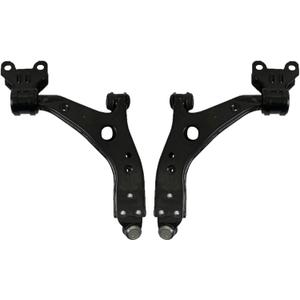 TRQ Front Lower Control Arm with Ball Joint Set 2 Piece Driver & Passenger Side Compatible with 2013-2018 Ford Focus 2014-2023 Transit Connect
