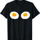 Fried Egg Bra Bikini Eggs Funny Fried Egg Costume T-Shirt XL