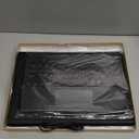 Wireless Bluetooth Keyboard, Ultra Slim Rechargeable Small Portable with Touchpad 10 Inch Wireless Keyboard, for Tablet Laptop Smartphone iOS Android Windows, Adult College Student Kids Gift(Black)