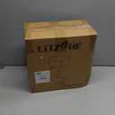 Adjustable Vanity Stool with Storage, 360 Swivel Vanity Chair, Velvet Small Round Ottoman Footrest for Bathroom, Makeup Room, Beige (Silver Base)