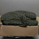 CozyLux King Size Comforter Set Olive Green Seersucker 7 Pieces Bed in a Bag King Comforter Set with Sheets, Luxury Bedding Set with Down Alternative Comforter, Sheets, Pillowcases & Shams All Seasons