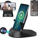 Dome Security Camera, 2.4/5GHz Smart Indoor Baby/Pet Monitoring Cam with Wirless Charger, Motion Detection, Phone APP, Rotate Lens 251Viewing Angle for Home Security