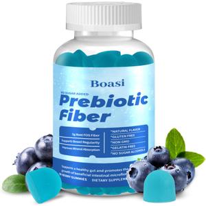 Prebiotic Fiber Gummies for Adults,Digestive Health,Vegan Gluten Free Fiber Gummies,Soluble Dietary Fiber Supplements