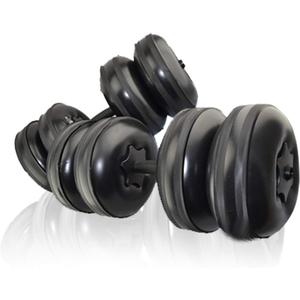 Water Filled Dumbbells Set - Water Filled Weights - Portable Travel Weights - Weights Adjustable Dumbbells (Black: 4~32 Lbs Pair)