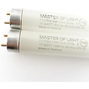 F17T8/CW (2 Pack) 24" Fluorescent Tube Light Bulb Cool White 4100K T8 17 Watt 17W Replaces F17T8 F17T8/841 F17T8/SP41/ECO F17T8/SPX41/ECO FO17/841 F17T8/741 F17T8/CW/ECO F17T8/TL841/Alto F17T8/TL741