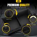 MIKKUPPA Car Trunk Organizer - 75L Collapsible Trunk Organizer for Groceries, Trunk Storage Organizers for SUV Auto Truck Van with Non Slip Bottom (Black)