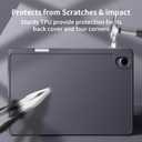 Case Compatible Samsung Galaxy Tab S11 11 Inch 2025 SM-X730/X736B with S Pen Holder, Slim Stand Soft TPU Back Protective Cover, Support Auto Wake/Sleep, Black (Black)