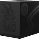 Dragon Shield Double Shell Card Deck Box Shadow Black/Black Sturdy TCG, OCG Card Storage Compatible with Pokemon Yugioh Commander and MTG Magic: The Gathering Cards