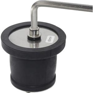 Expandable Mechanical Seal, Cleanout Pipe Plug-Rubber Expansion Scupper Plugs & Removable Stainless Steel Allen Wrench Handle, 2-9/16 to 3-1/8 in Sewer Cap Cover, Winterizing Pool Boat Plugs