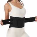 ZIMAOSHAN Back Brace for Lower Back Pain Relief - Back Support Belt for Women and Men for Herniated Disc, Sciatica. Removable Stays for Lower Back Support (Black, Medium)